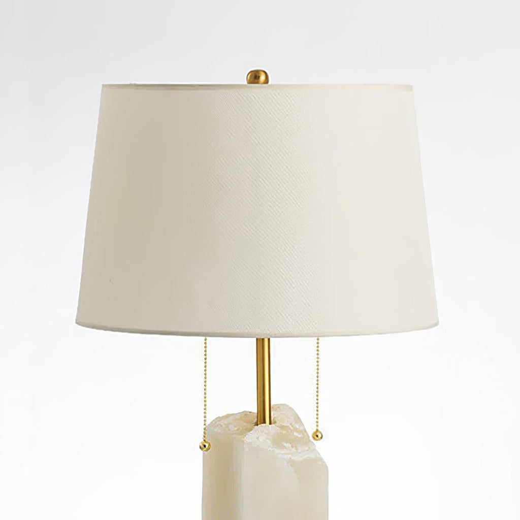 Raw Element Alabaster Table Lamp