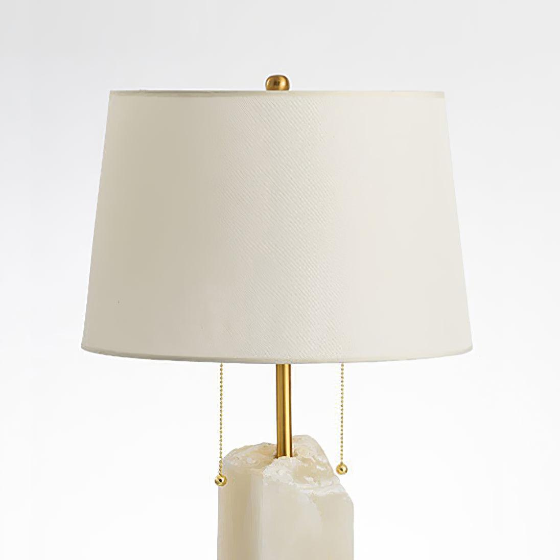 Raw Element Alabaster Table Lamp
