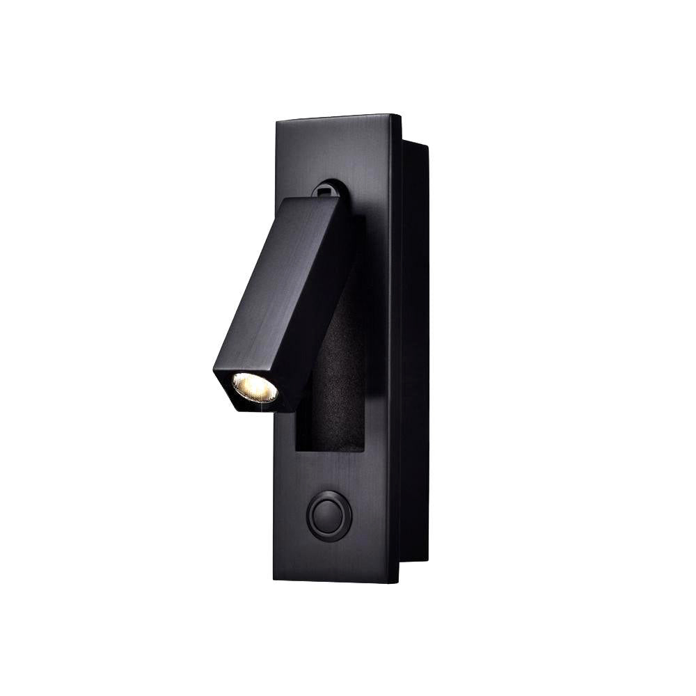 Recessed Aluminum Reading Sconce