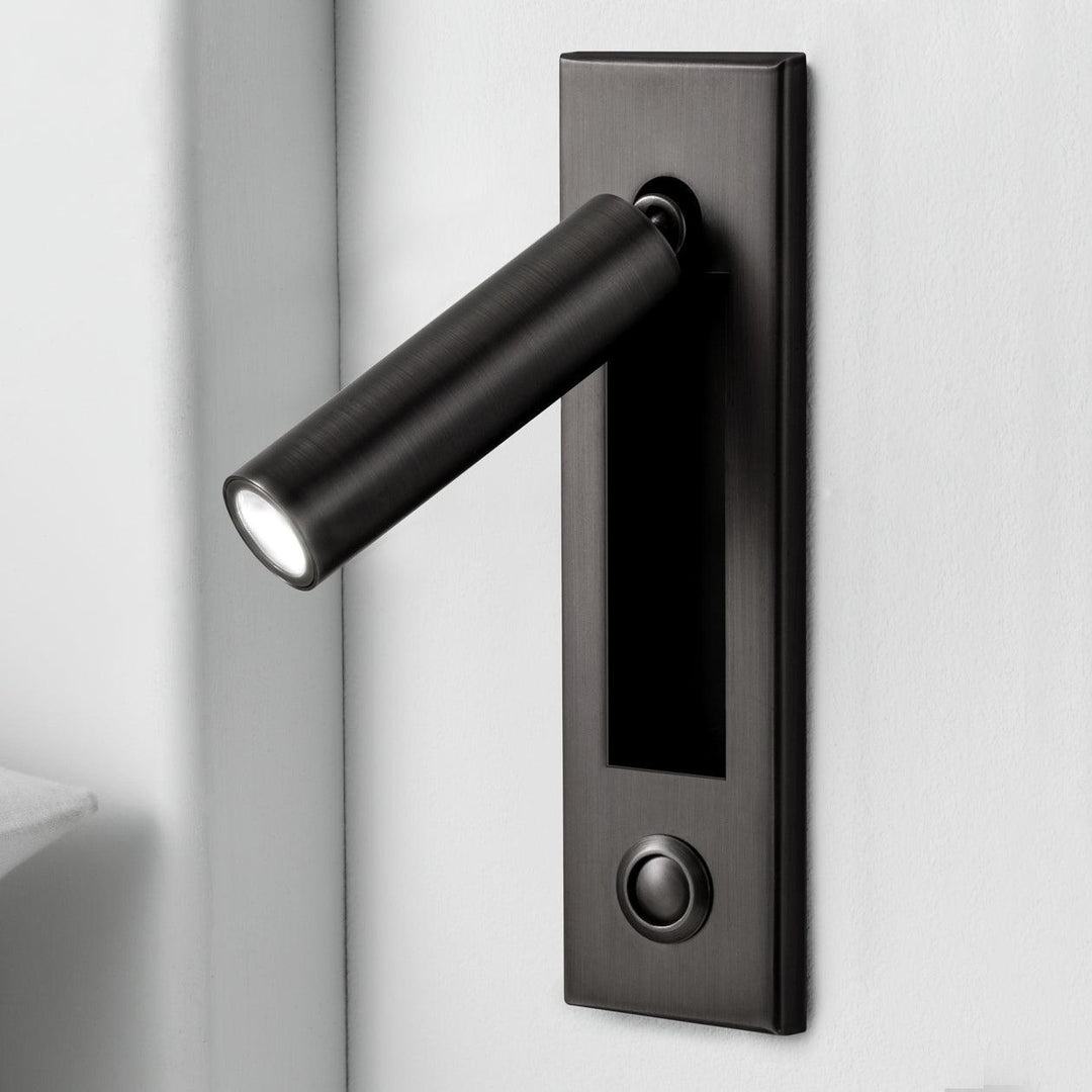 Recessed Aluminum Reading Sconce