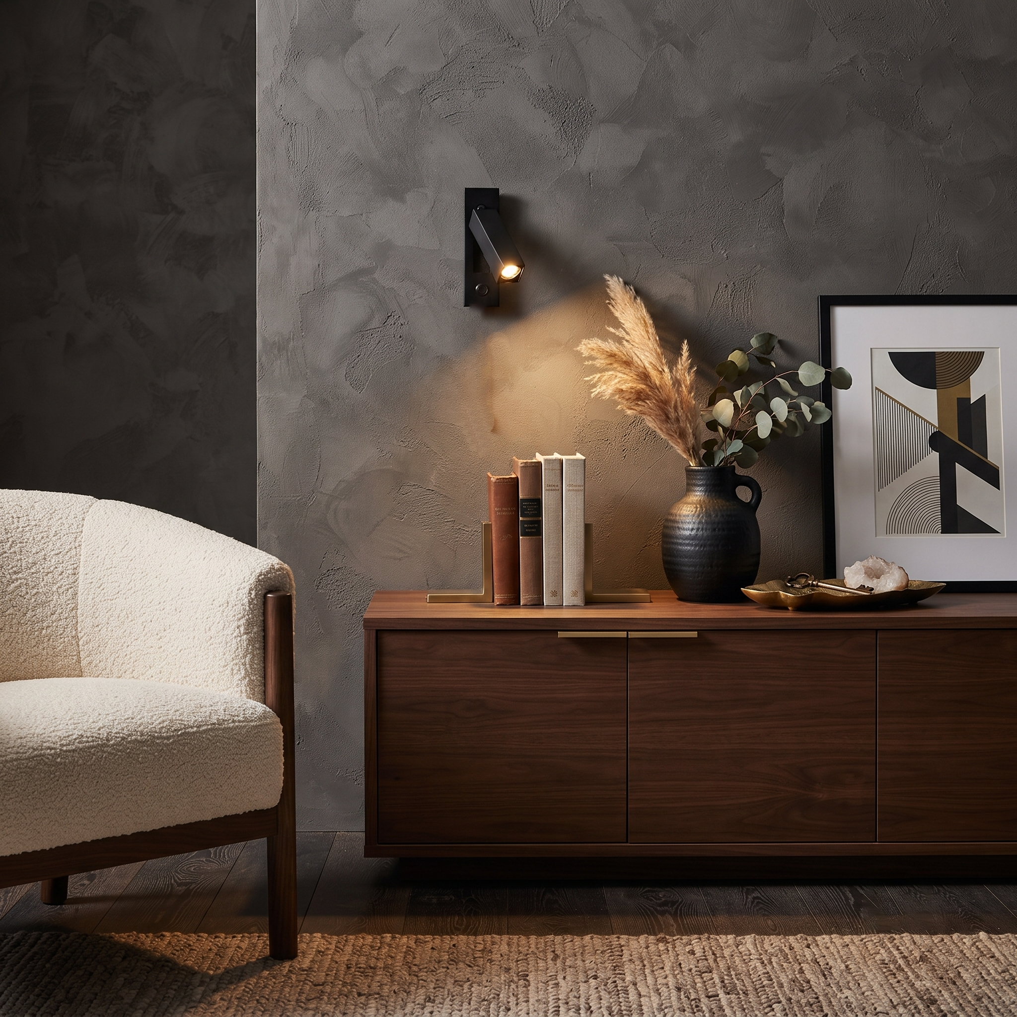 Recessed Aluminum Reading Sconce