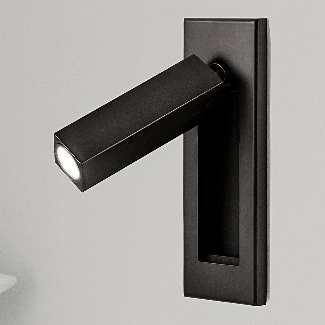 Recessed Aluminum Reading Sconce