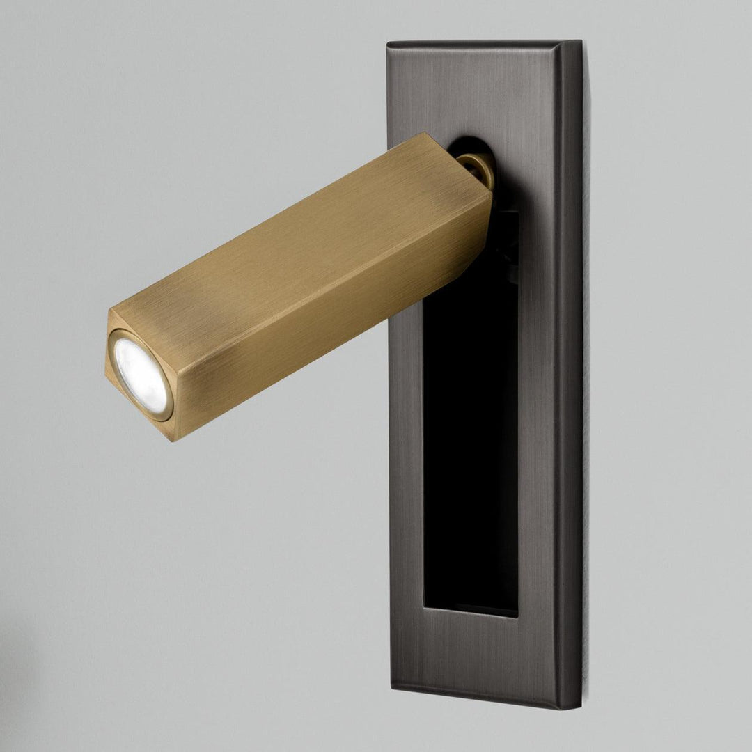 Recessed Aluminum Reading Sconce