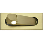 Brass Recessed Adjustable Reading Wall Light Studio Display