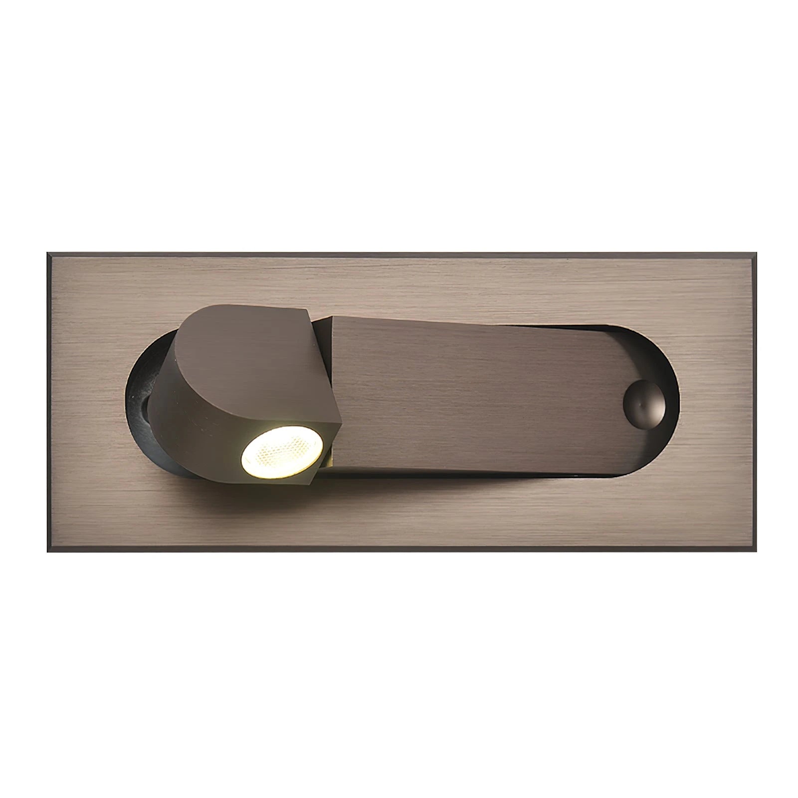 Bronze Recessed Adjustable Reading Wall Light Studio Display