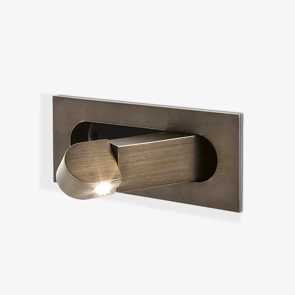 Modern Bronze Reading Wall Light Studio Product Shot