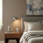 Minimalist Bedside Wall Reading Light Over Nightstand