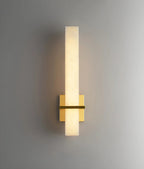 Rectangle Alabaster Milan Wall Sconce