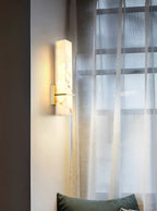 Rectangle Alabaster Milan Wall Sconce
