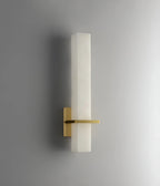 Rectangle Alabaster Milan Wall Sconce
