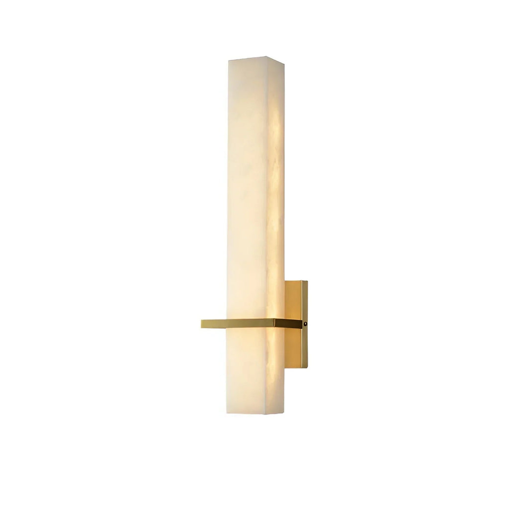 Rectangle Alabaster Milan Wall Sconce