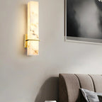 Rectangle Alabaster Milan Wall Sconce