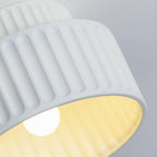 Resin Fluted Flush Mount