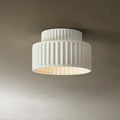 Resin Fluted Flush Mount