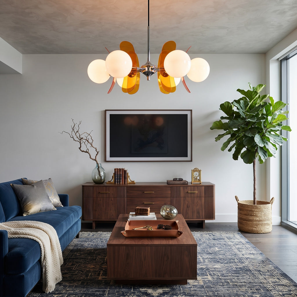 Retro Orbital Chandelier