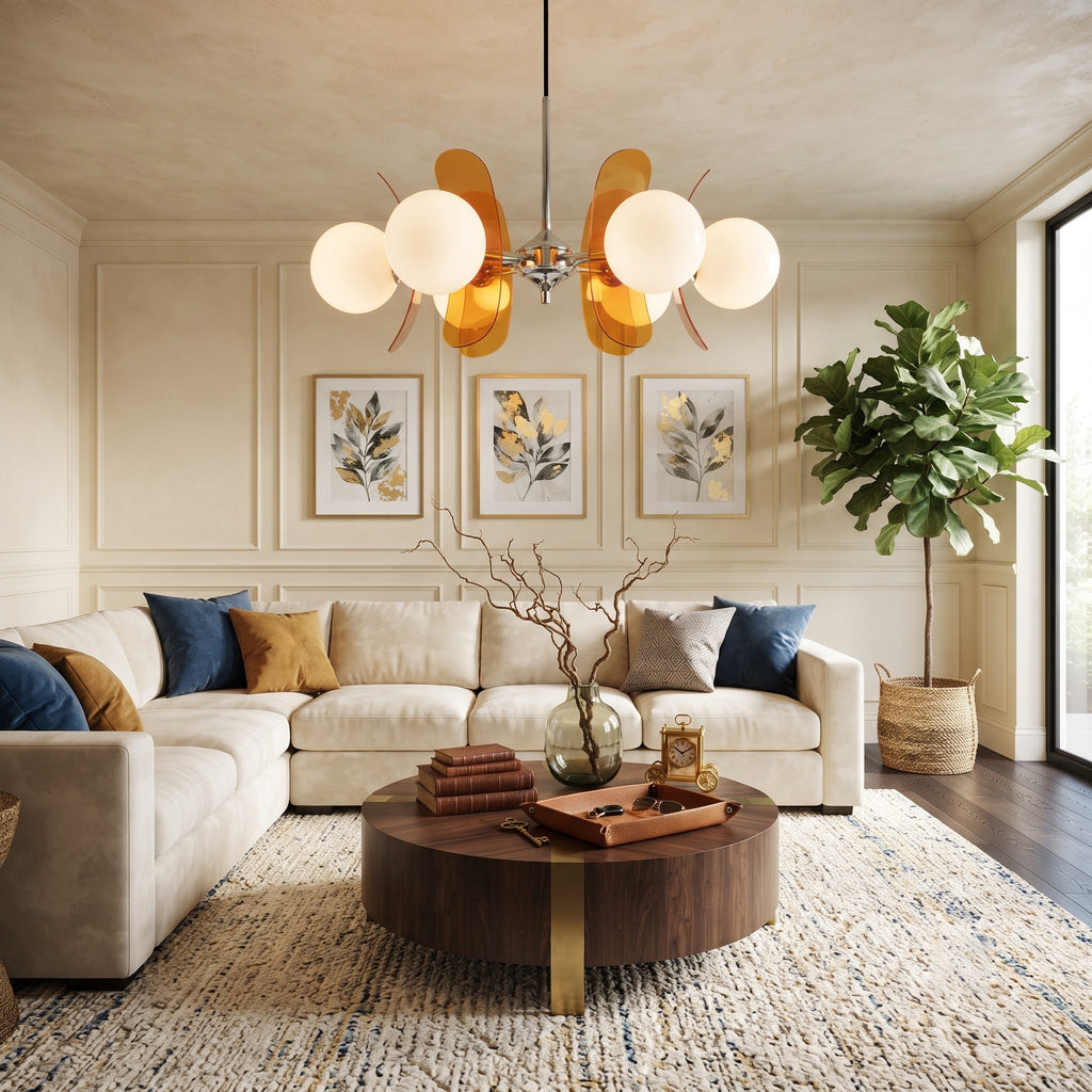 Retro Orbital Chandelier