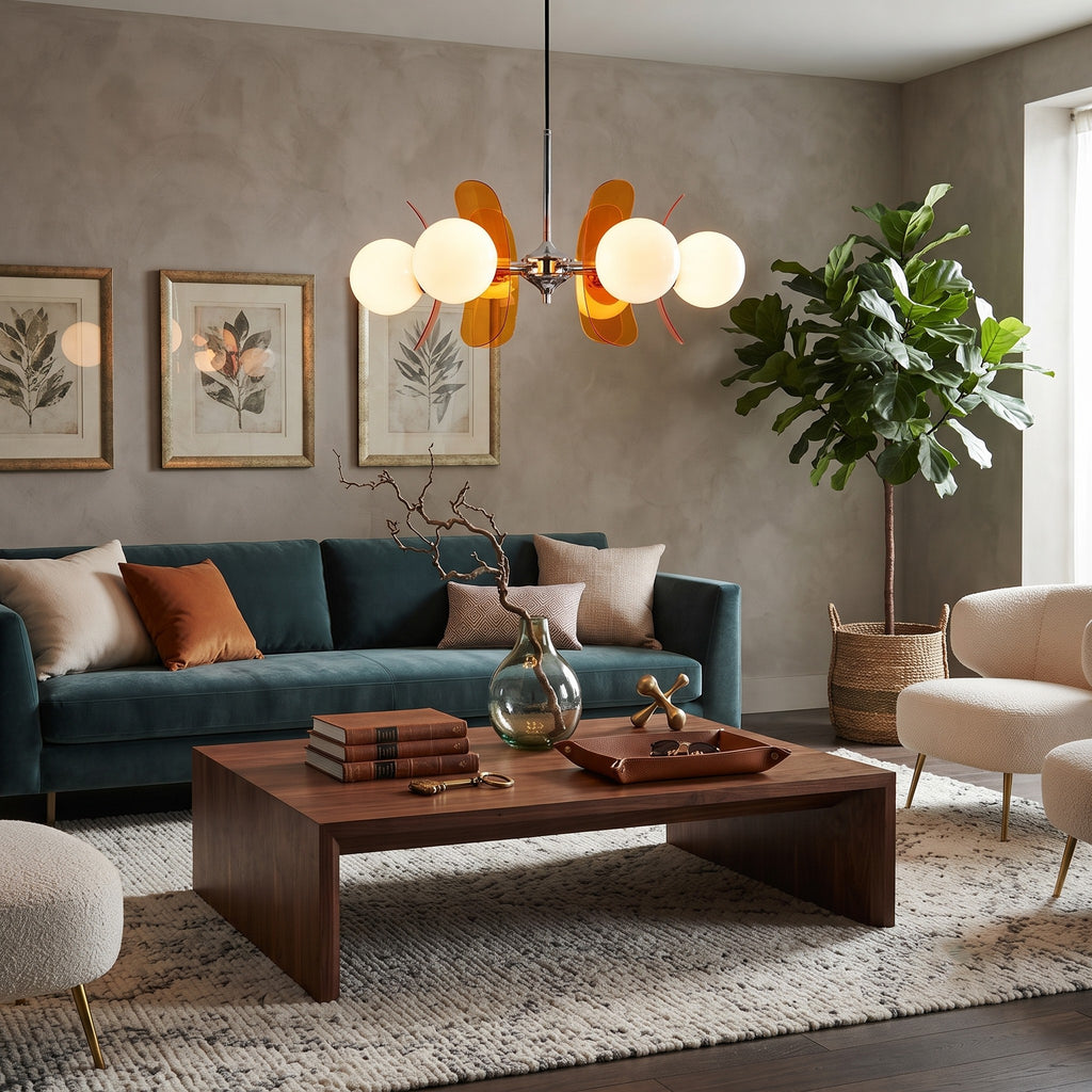 Retro Orbital Chandelier