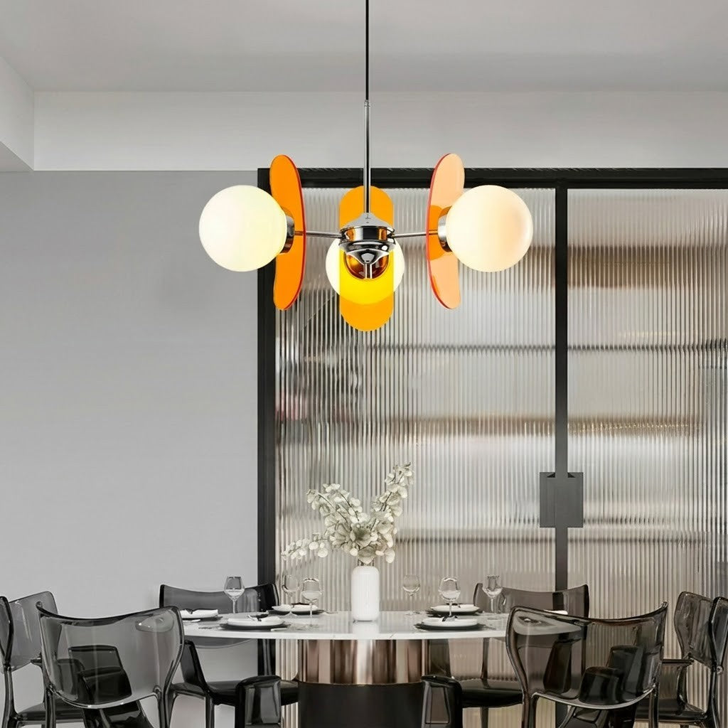Retro Orbital Chandelier