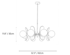 Retro Orbital Chandelier