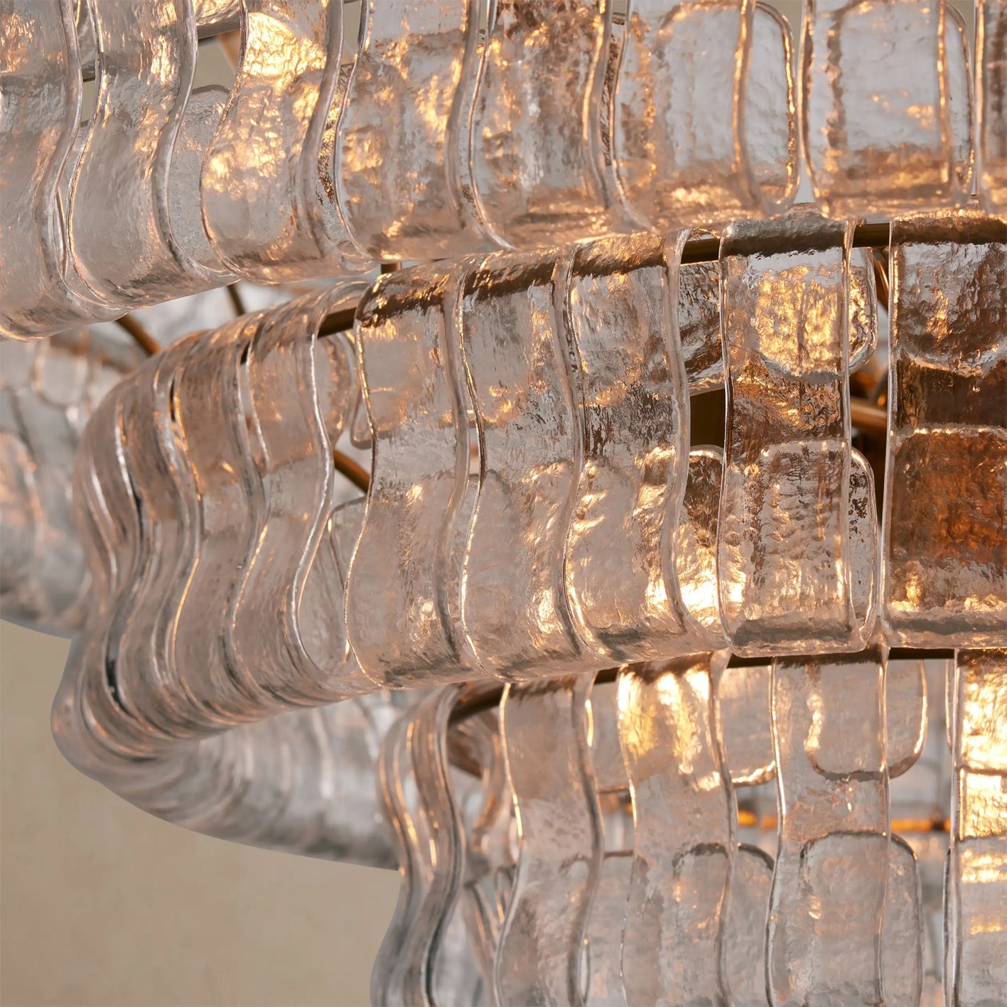 Ribbon Glass Ceiling Light