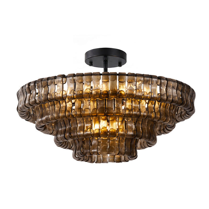Ribbon Glass Ceiling Light