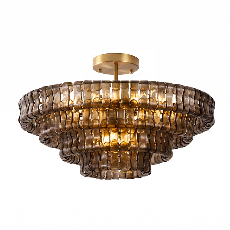 Ribbon Glass Ceiling Light