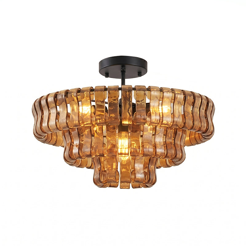 Ribbon Glass Ceiling Light
