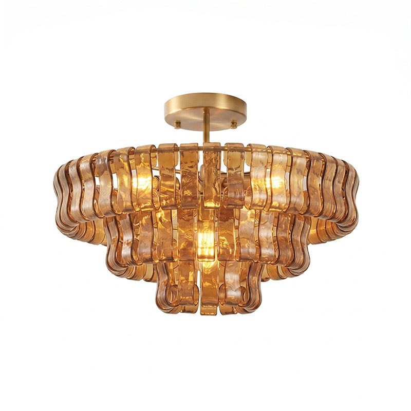 Ribbon Glass Ceiling Light