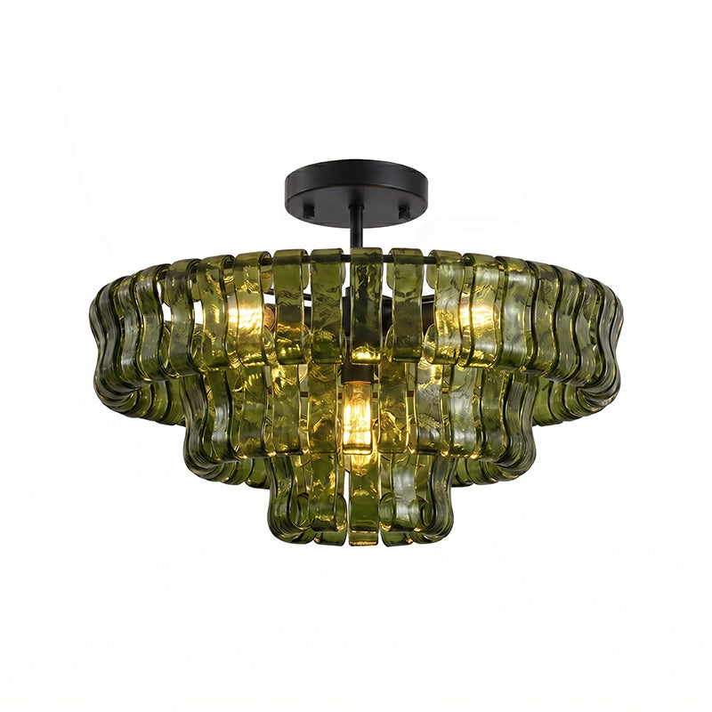 Ribbon Glass Ceiling Light