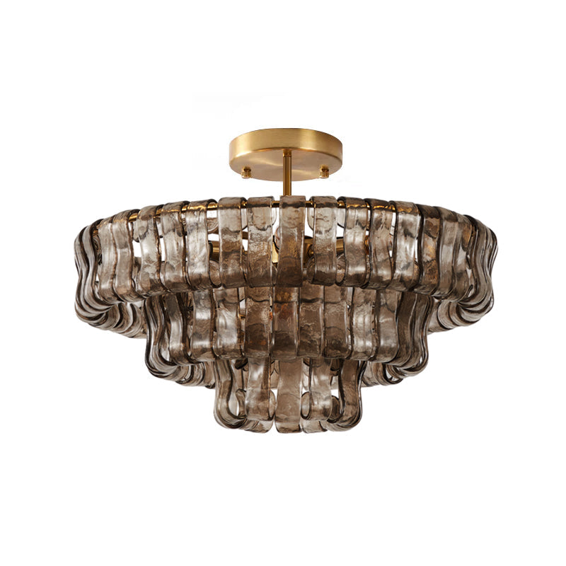 Ribbon Glass Ceiling Light