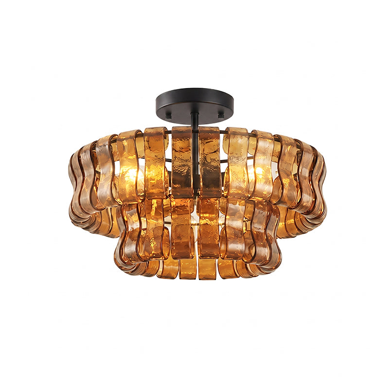 Ribbon Glass Ceiling Light
