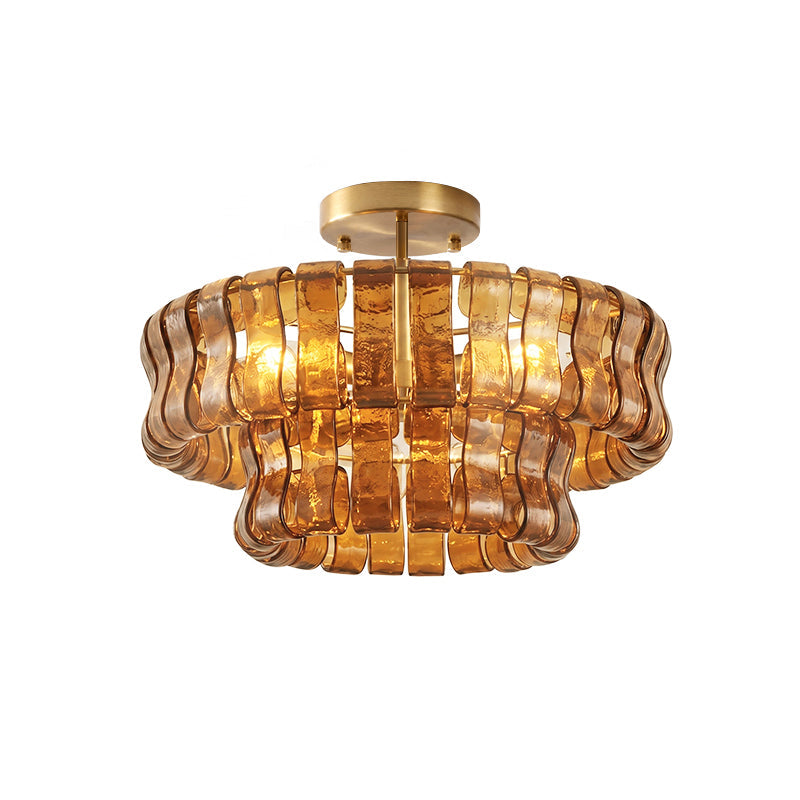 Ribbon Glass Ceiling Light