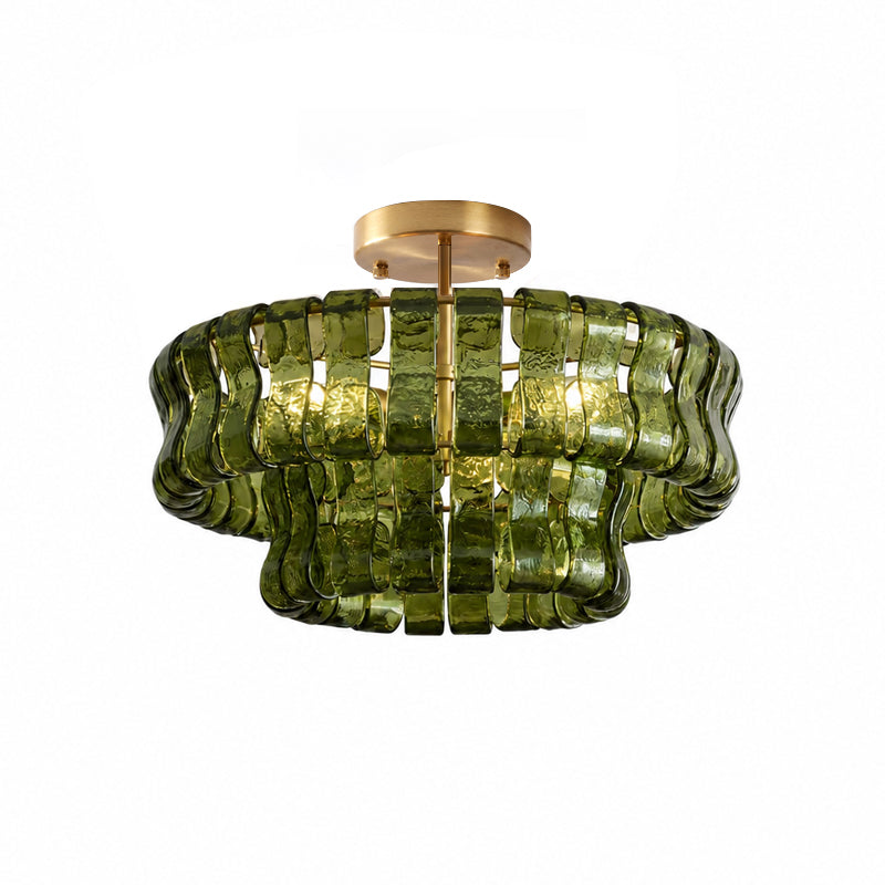 Ribbon Glass Ceiling Light