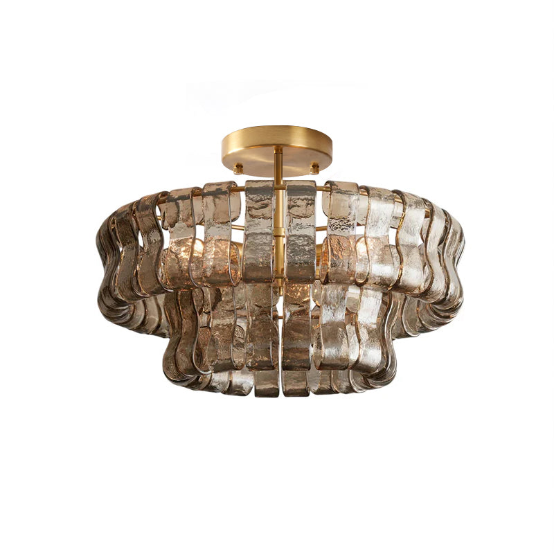 Ribbon Glass Ceiling Light