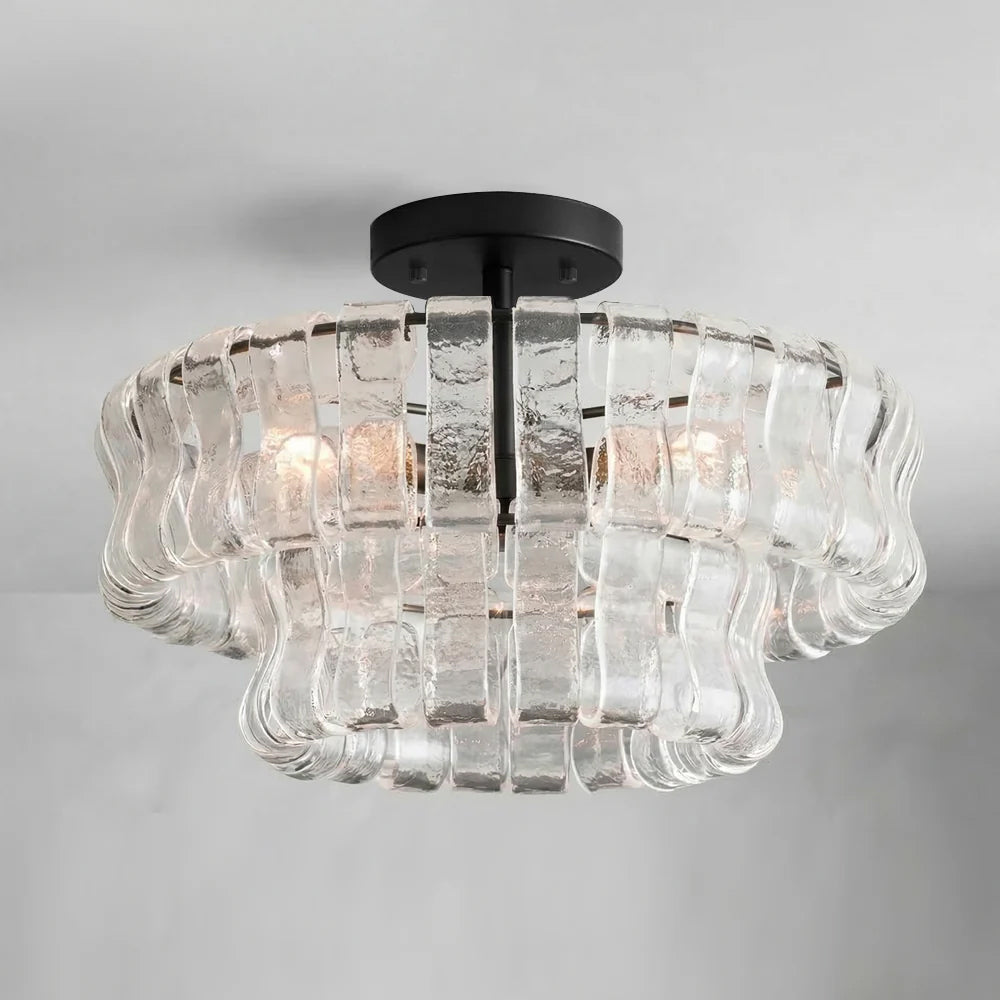 Ribbon Glass Ceiling Light