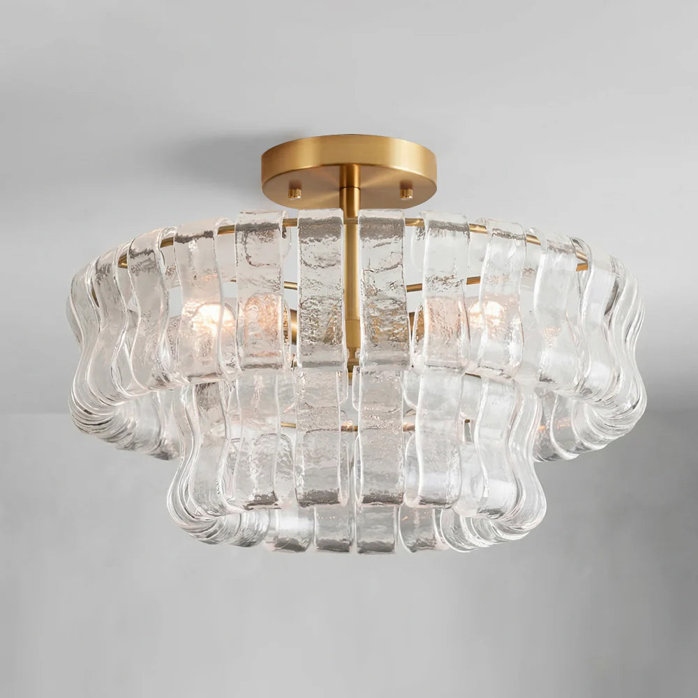 Ribbon Glass Ceiling Light