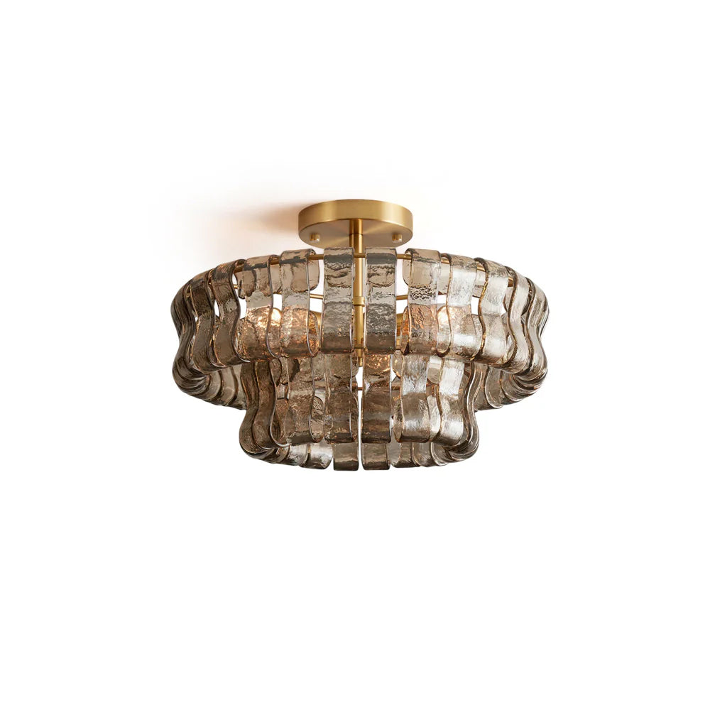 Ribbon Glass Ceiling Light