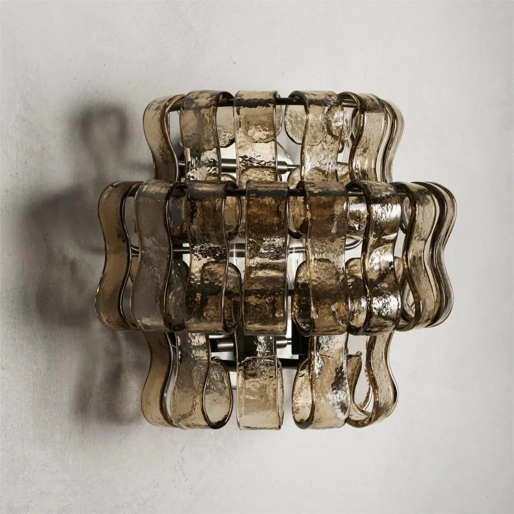 Ribbon Glass Wall Sconce