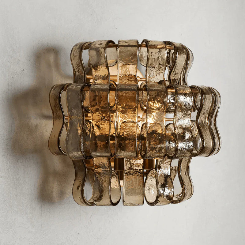 Ribbon Glass Wall Sconce
