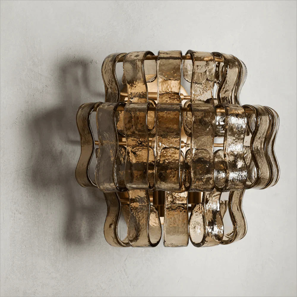 Ribbon Glass Wall Sconce