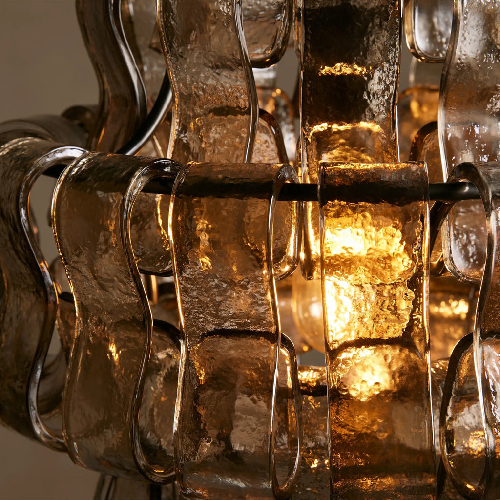 Ribbon Glass Chandelier