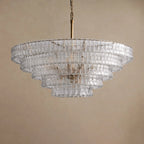 Ribbon Glass Chandelier