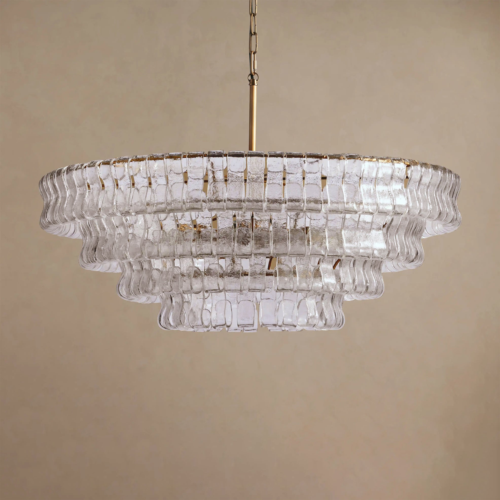 Ribbon Glass Chandelier