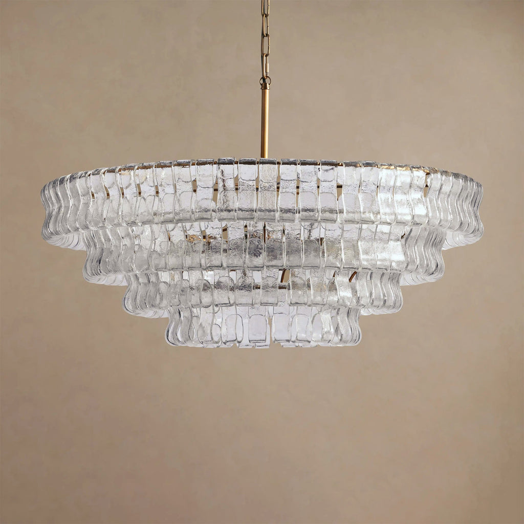 Ribbon Glass Chandelier