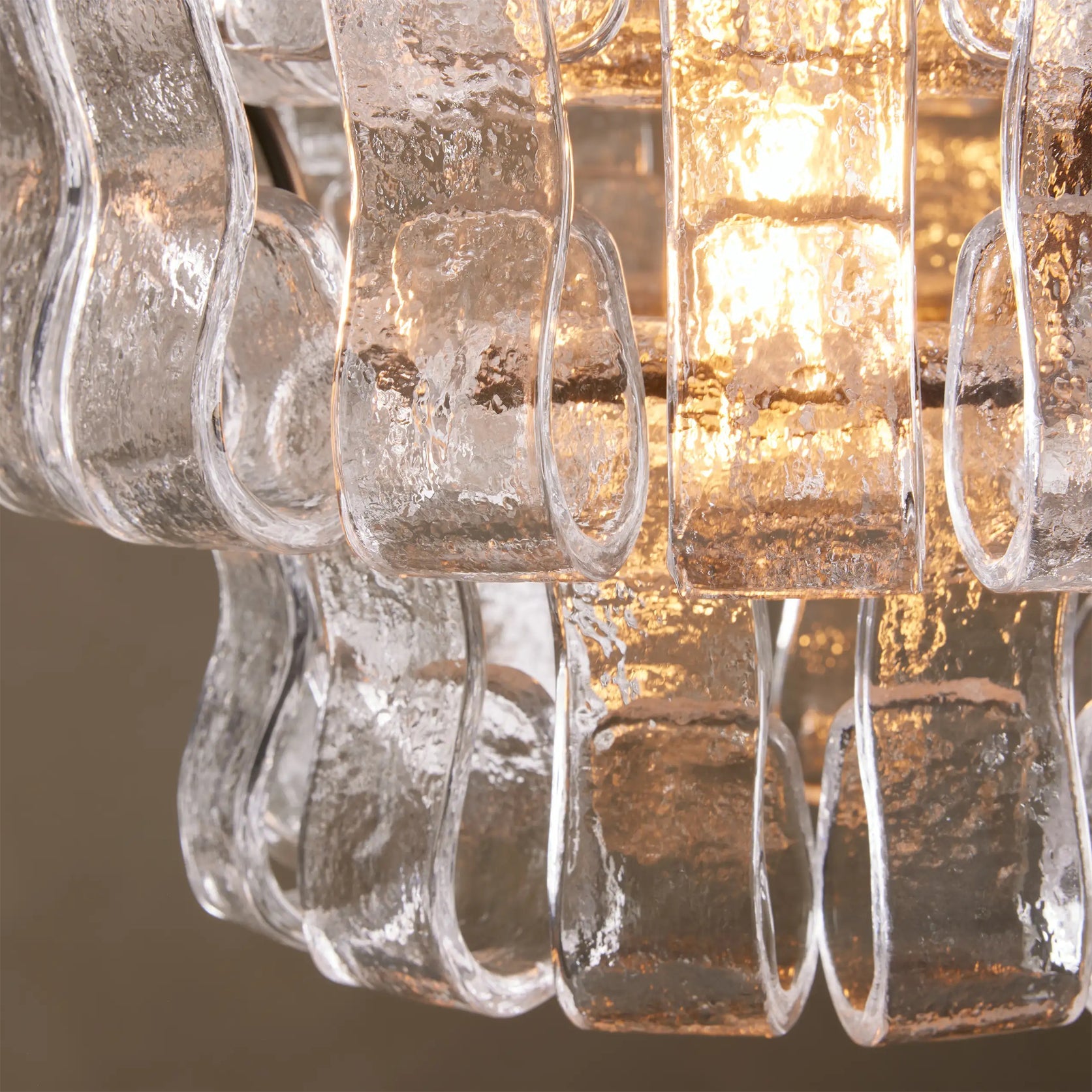 Ribbon Glass Chandelier