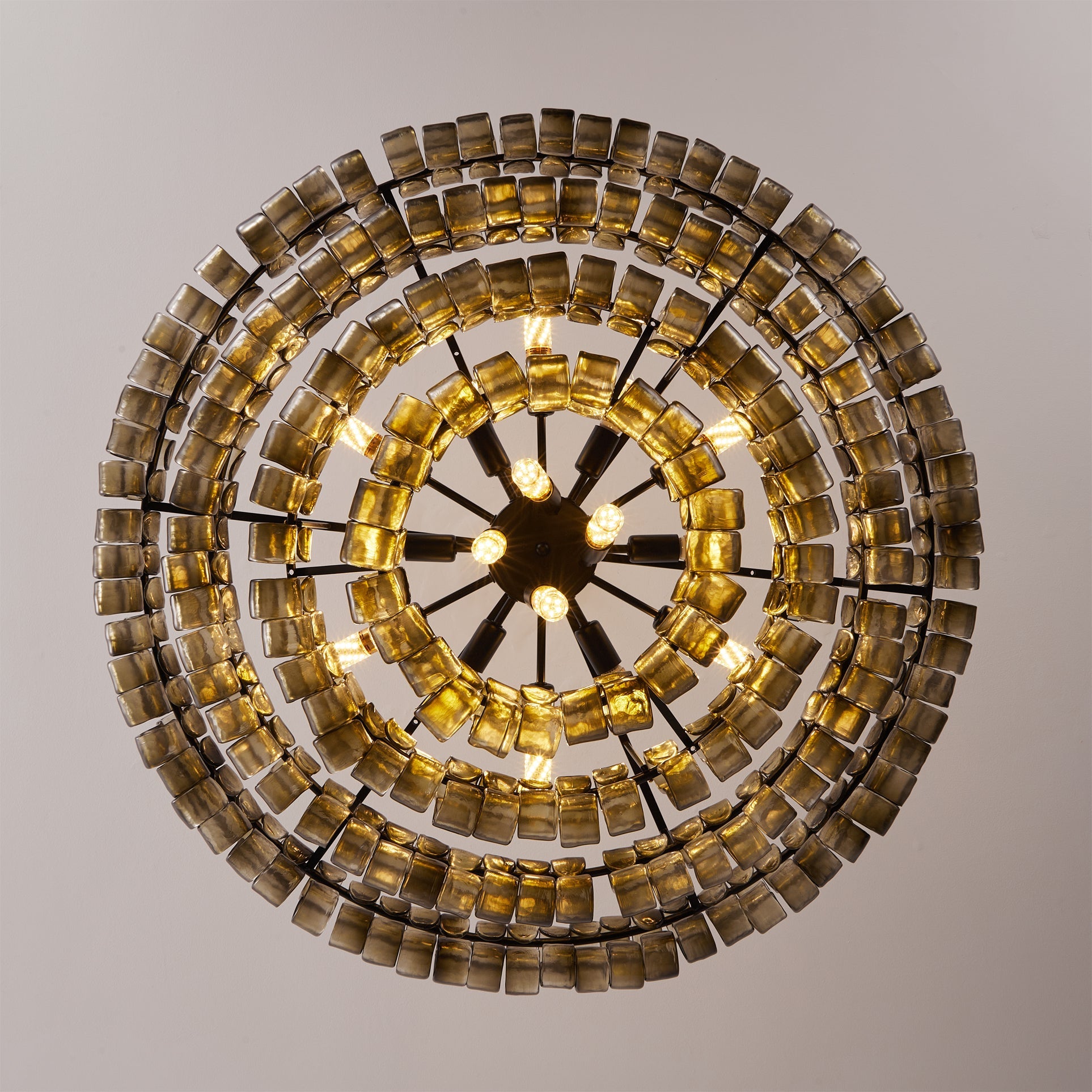 Ribbon Glass Chandelier