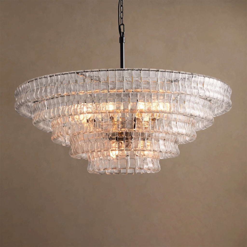 Ribbon Glass Chandelier