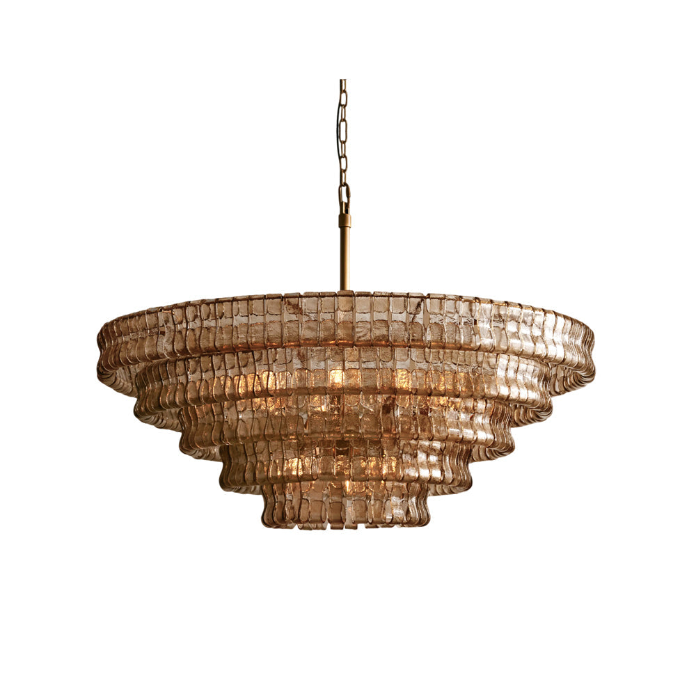 Ribbon Glass Chandelier