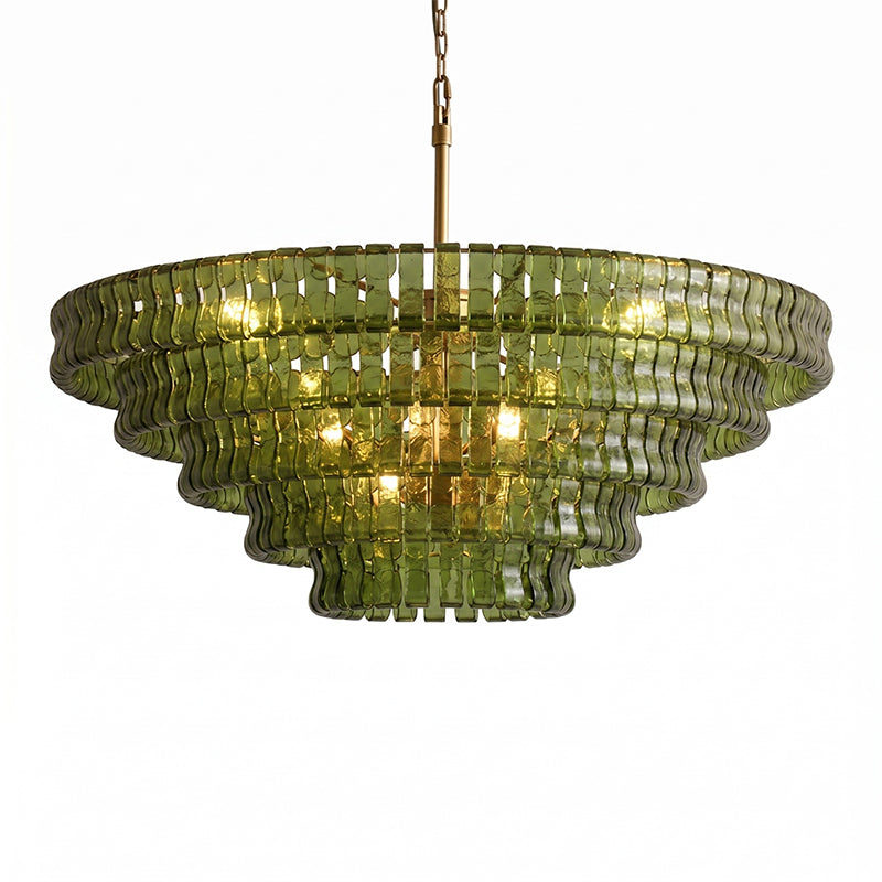 Ribbon Glass Chandelier