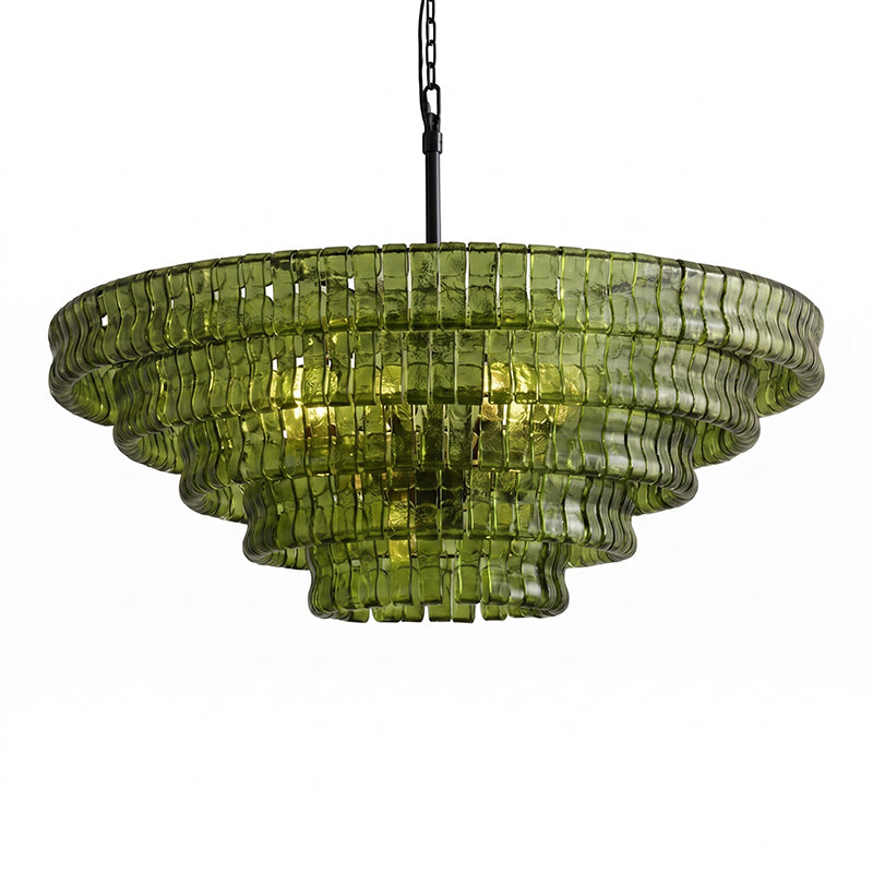 Ribbon Glass Chandelier